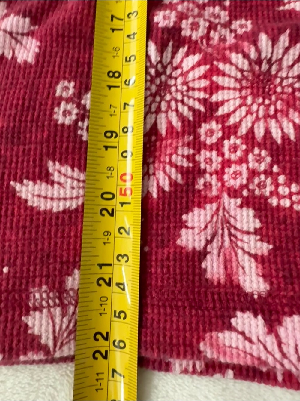 SUNDANCE Thermal Waffle Knit Long Sleeve Shirt Top : Burgundy Small E02 - Picture 4 of 5